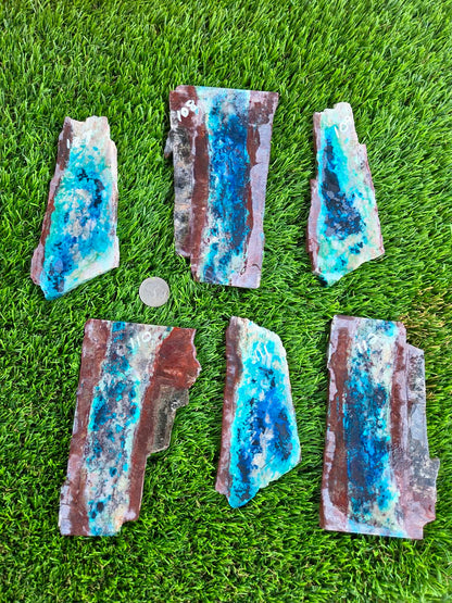 Shattuckite Slabs B107-112