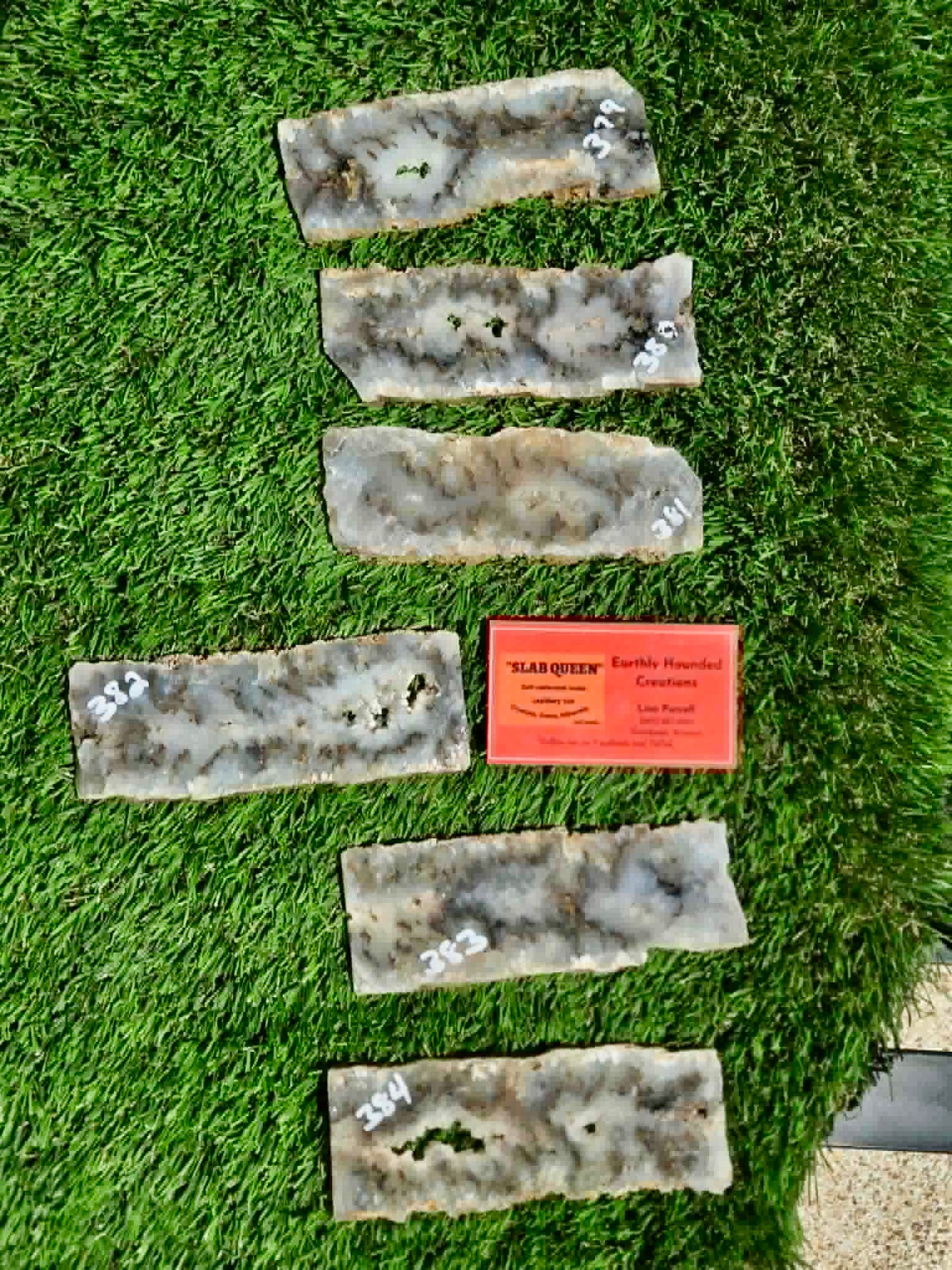 Graveyard Point Agate Slabs H379-384