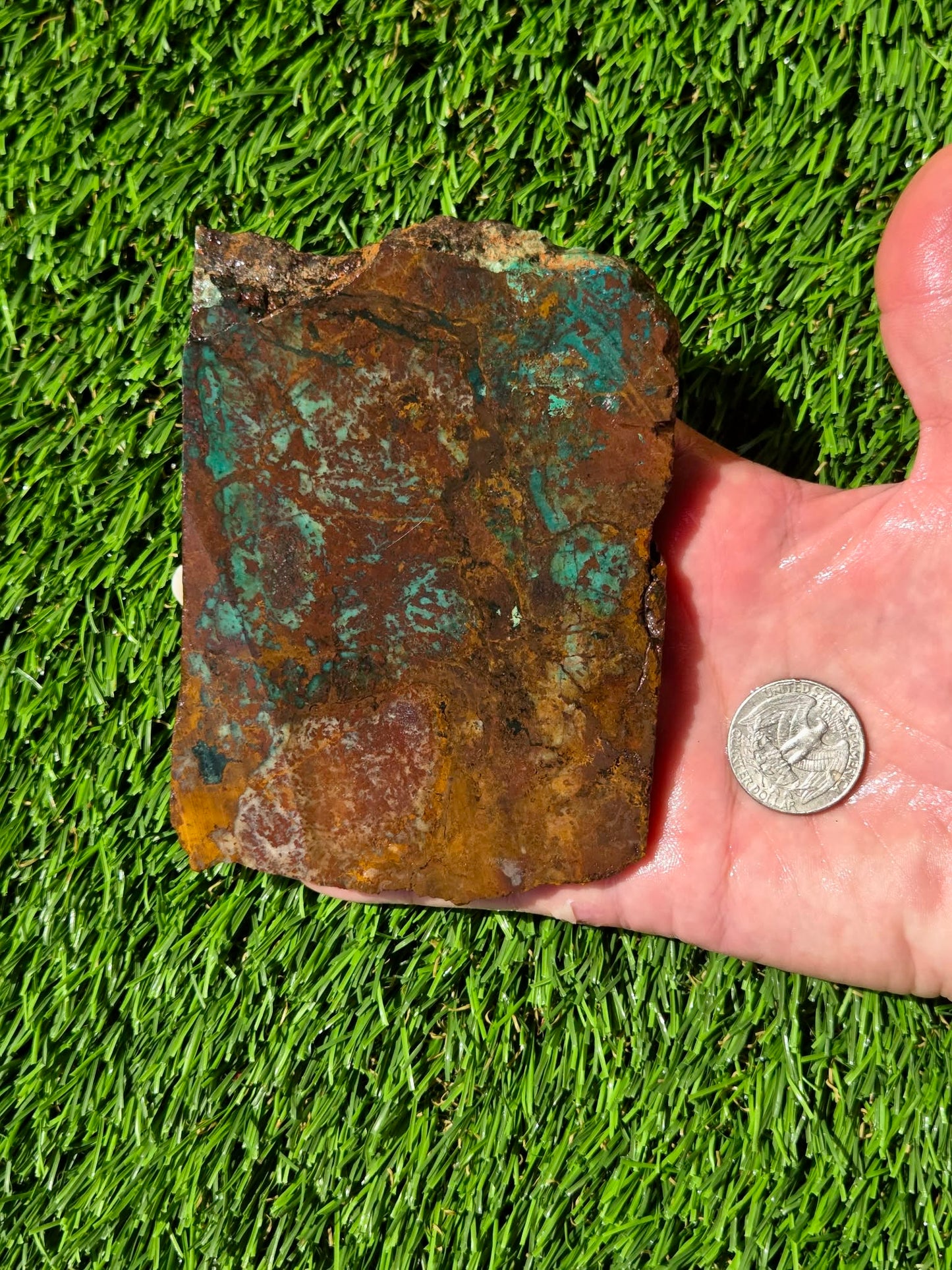 Planet Mine Chrysocolla & Malachite Slabs R852–854