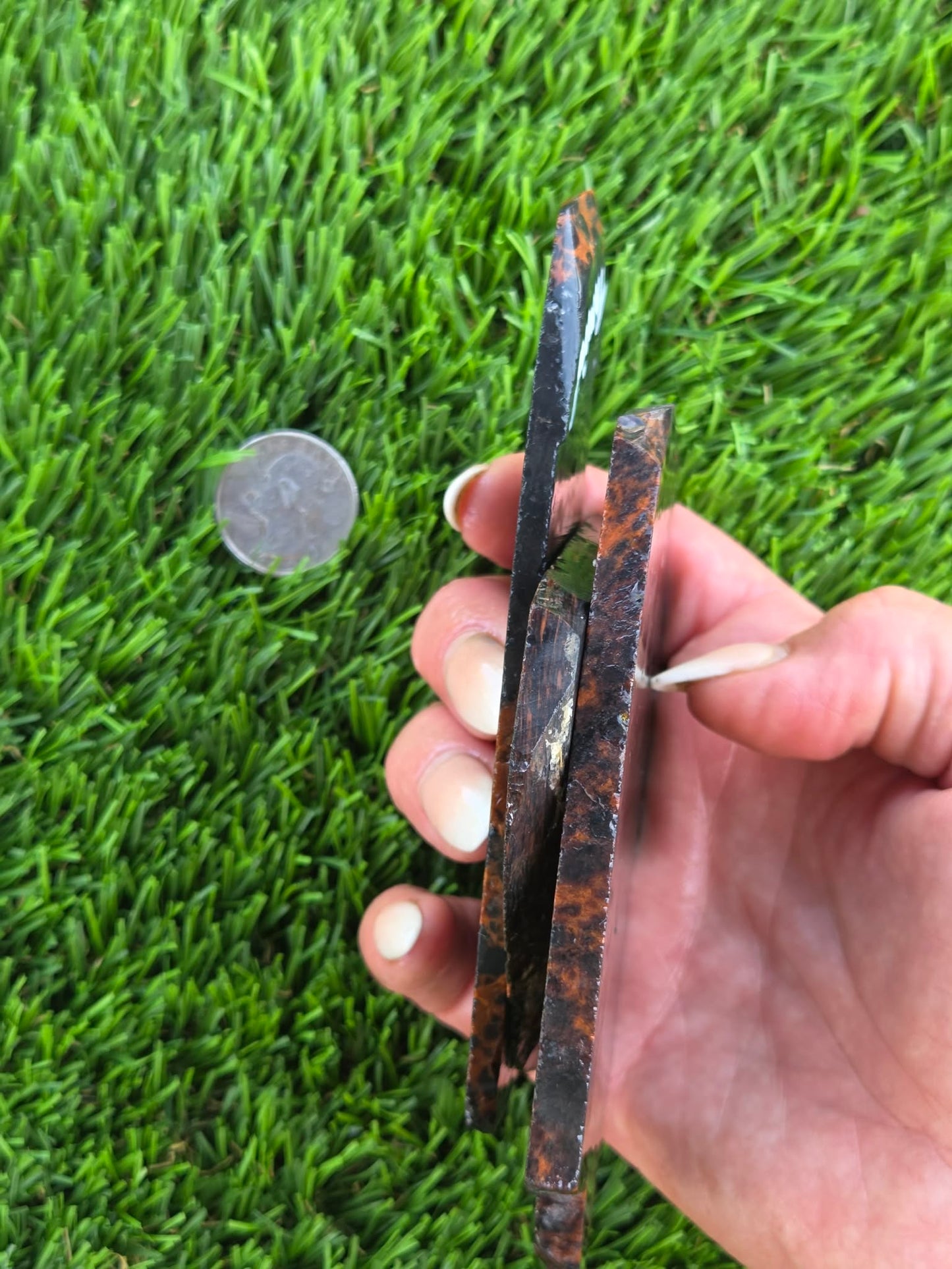 Mahogany Obsidian Slabs O724–726