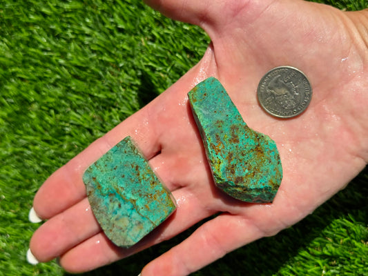 Globe Chrysocolla Slab Bundle-SB5