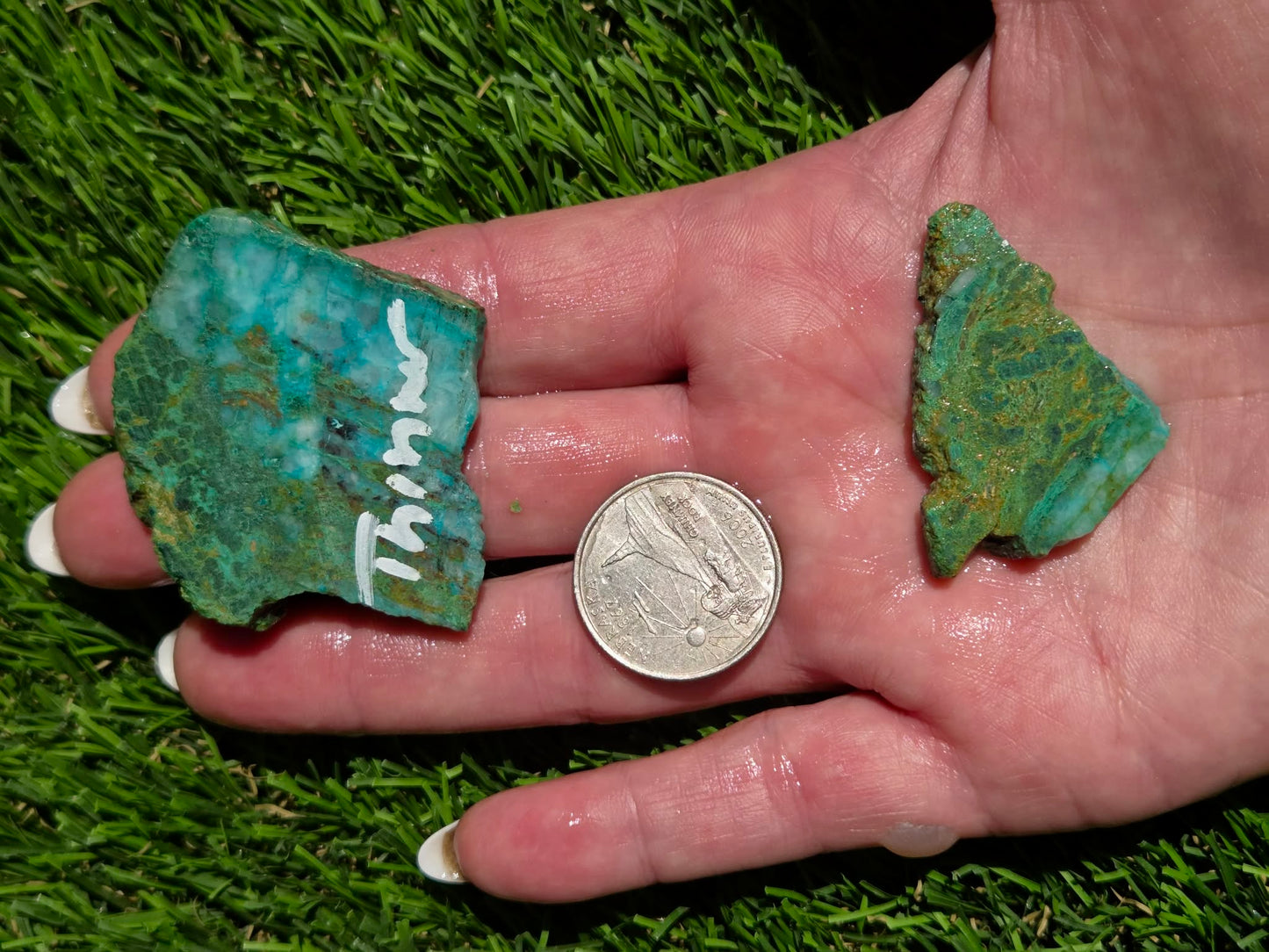 Globe Chrysocolla Slab Bundle-SB128