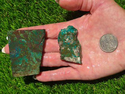 Globe Chrysocolla Slab Bundle-SB75