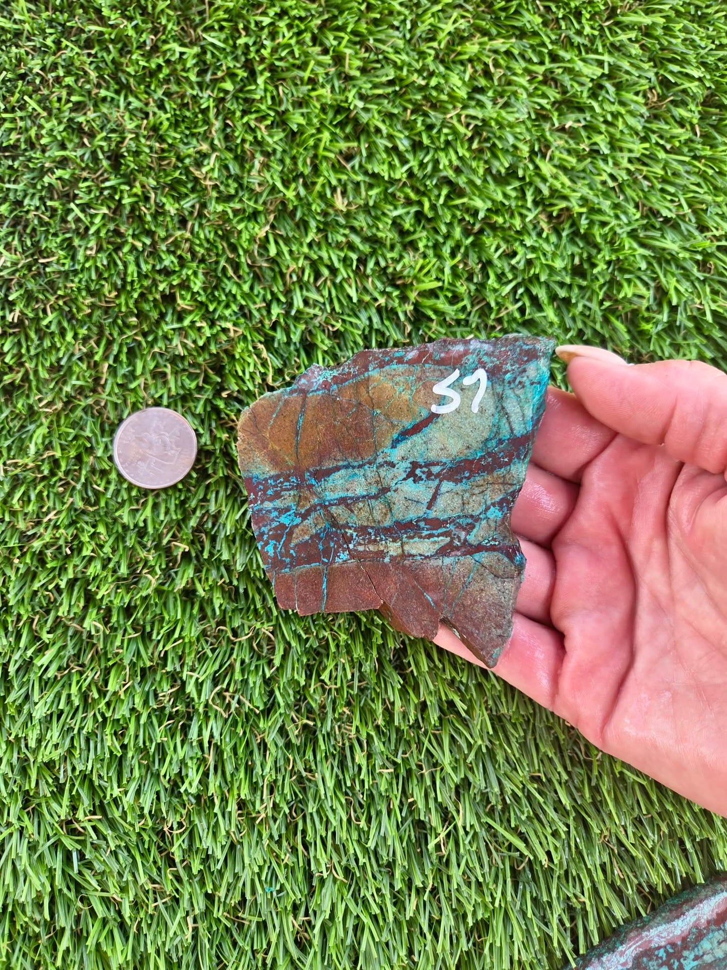 Globe Chrysocolla Slabs A56-60