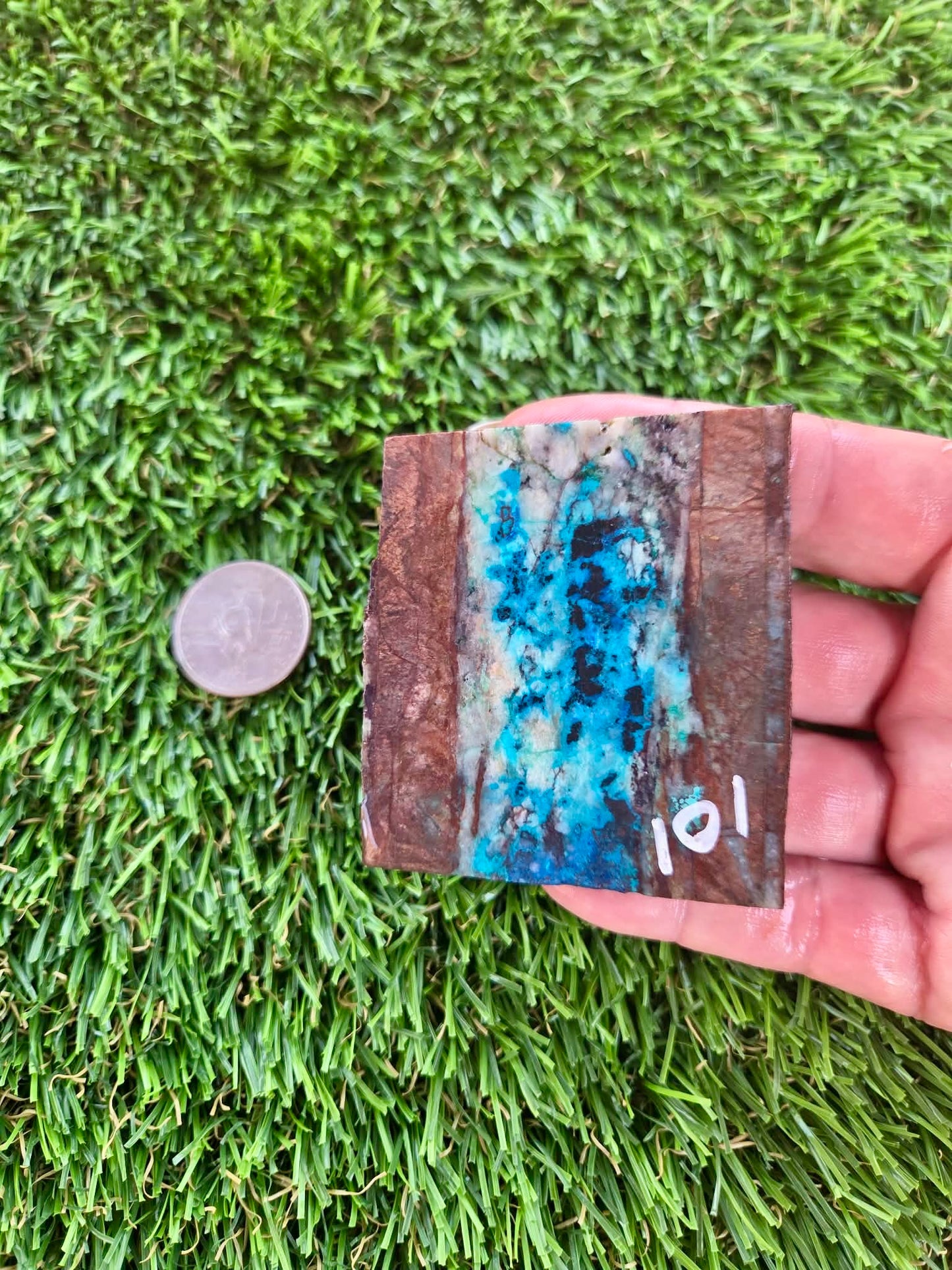 Shattuckite Slabs B101-106