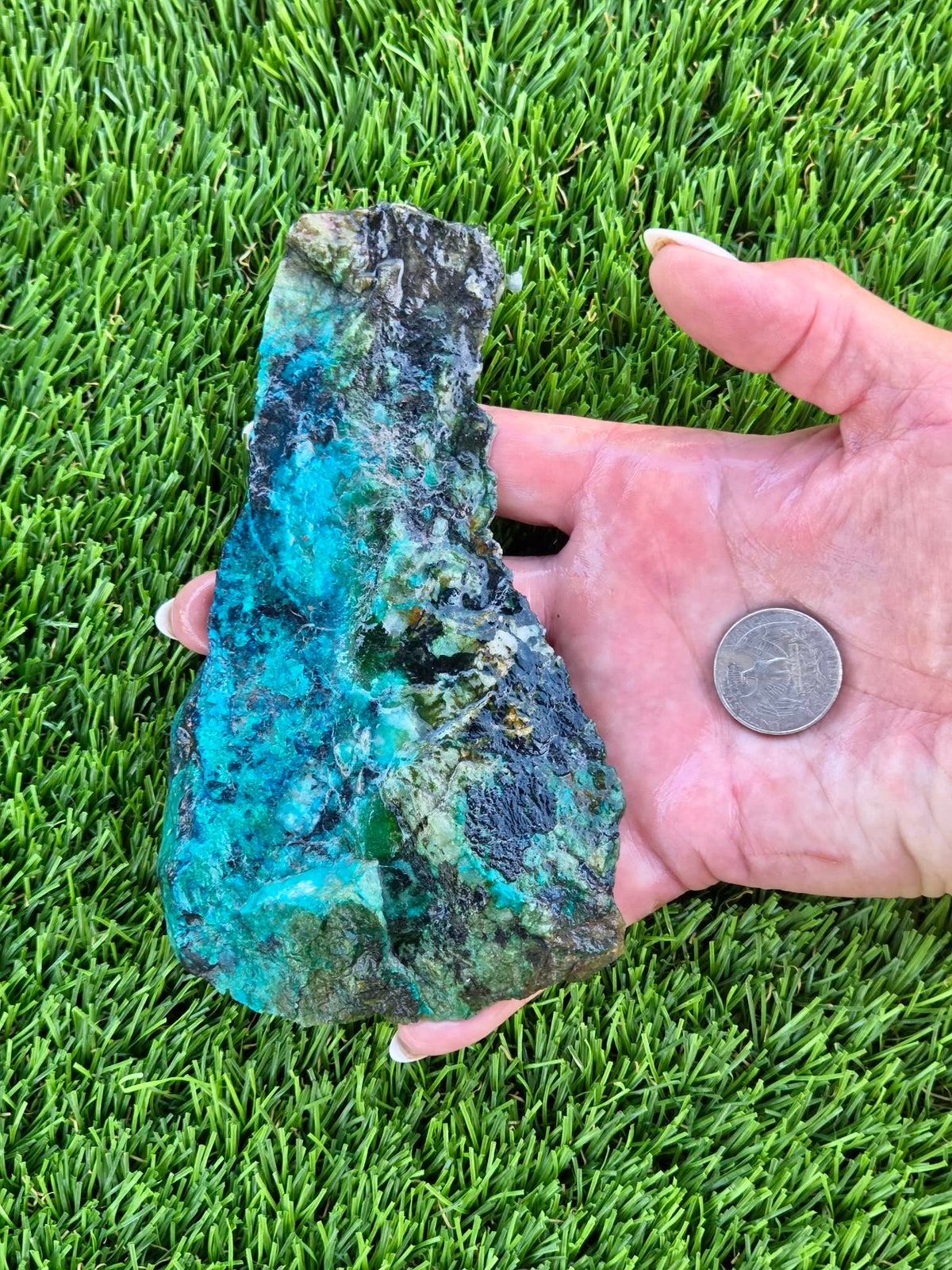 Inspiration Mine Chrysocolla & Cuprite Slabs T928–931