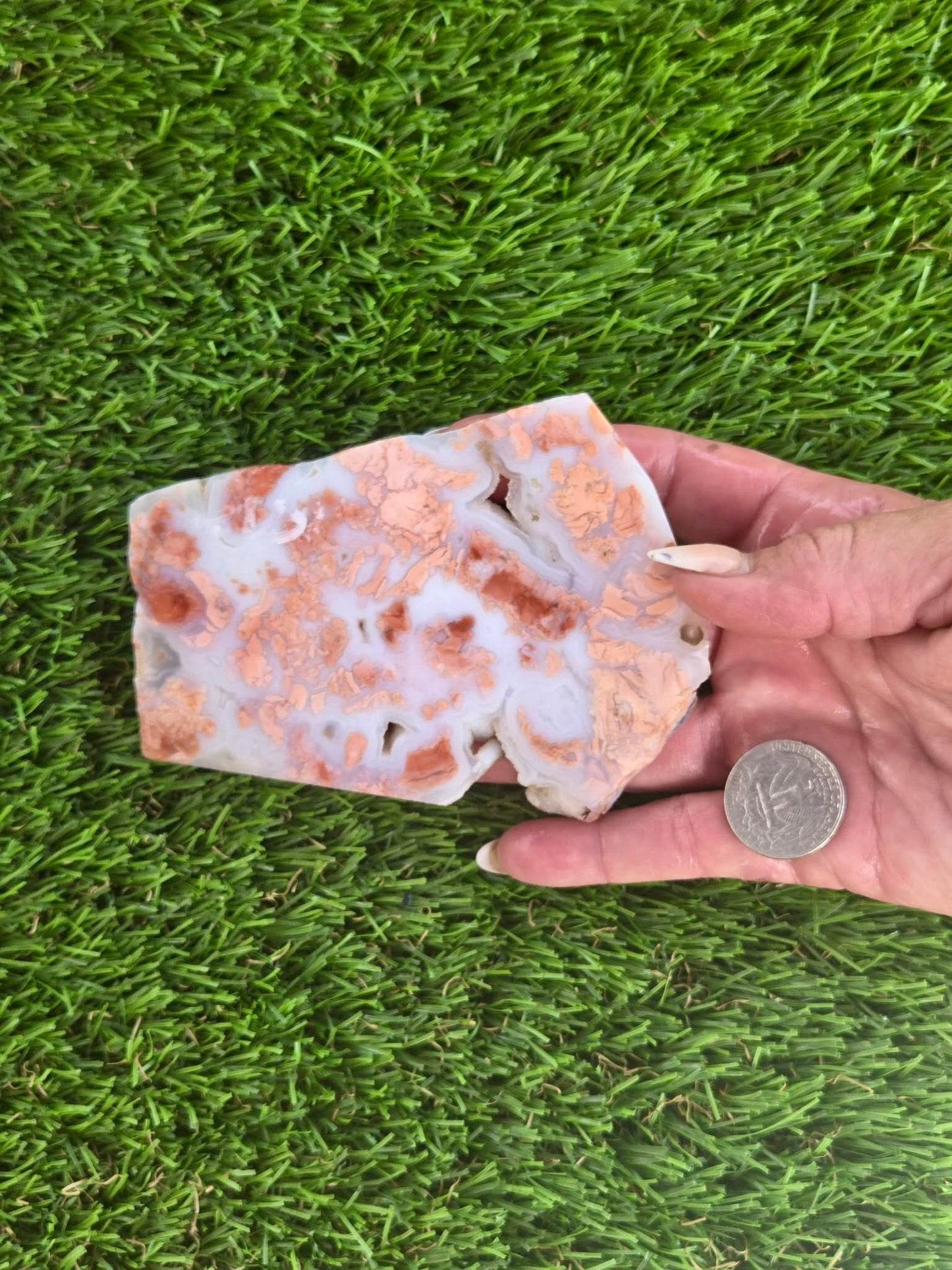 Cotton Candy Agate Slabs S891–895