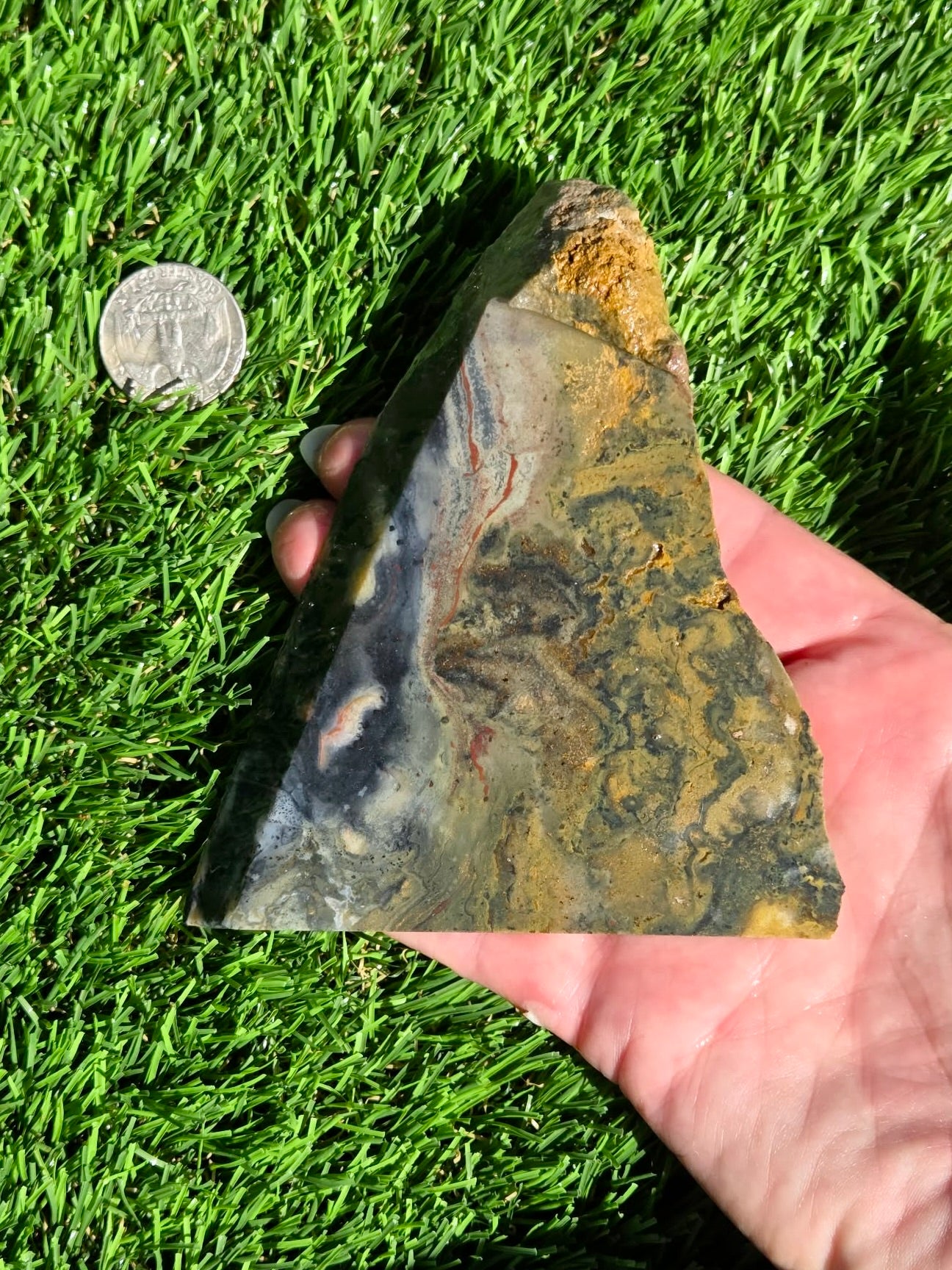 Indonesian Banded Hematite Slabs O693-698