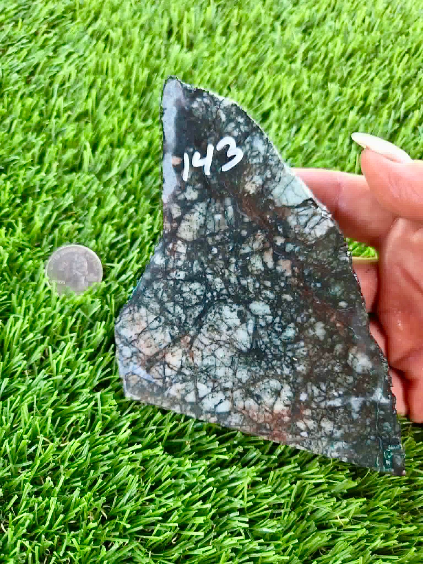 Mineral Mountain Dragon Vein Quartz Slab 142-146