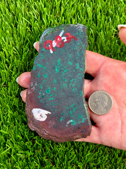 Galena Chrysocolla & Malachite Slabs V980–984