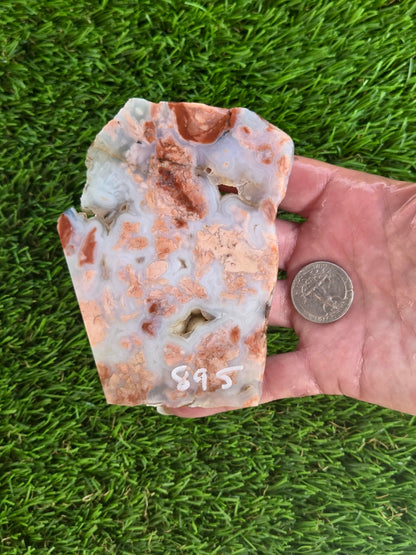 Cotton Candy Agate Slabs S891–895
