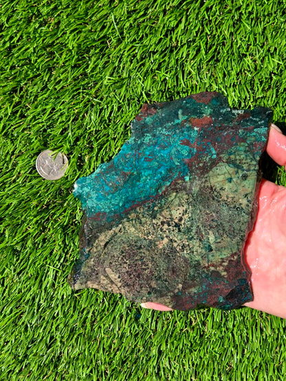 Inspiration Mine Chrysocolla, Malachite & Silica Slabs T896–900