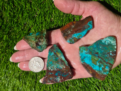 Globe Chrysocolla Slab Bundle-SB93