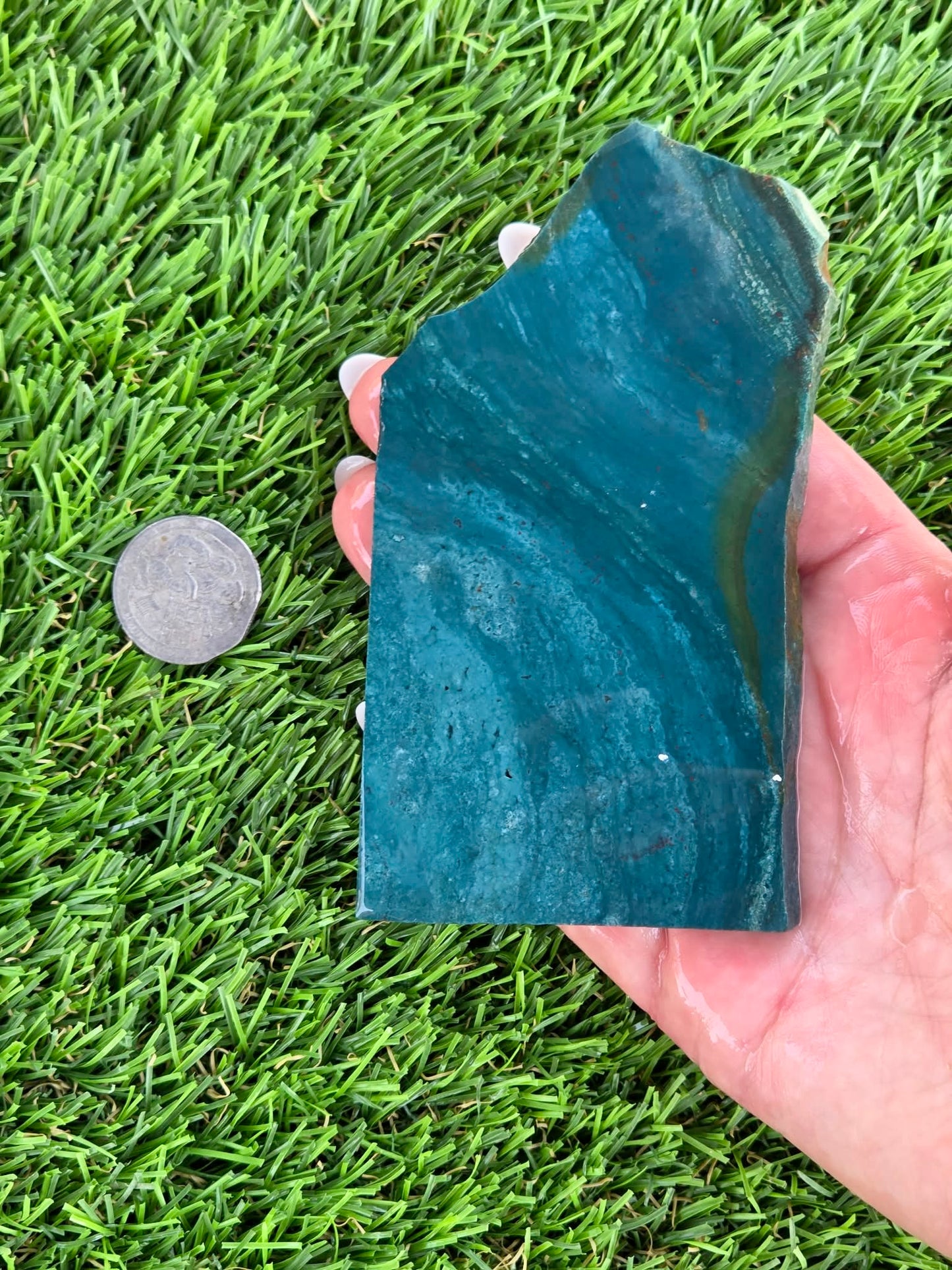 Blue-Green Jasper Slabs M639-644