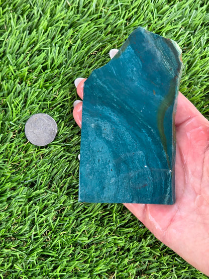 Blue-Green Jasper Slabs M639-644