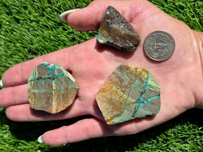 Globe Chrysocolla Slab Bundle-SB48