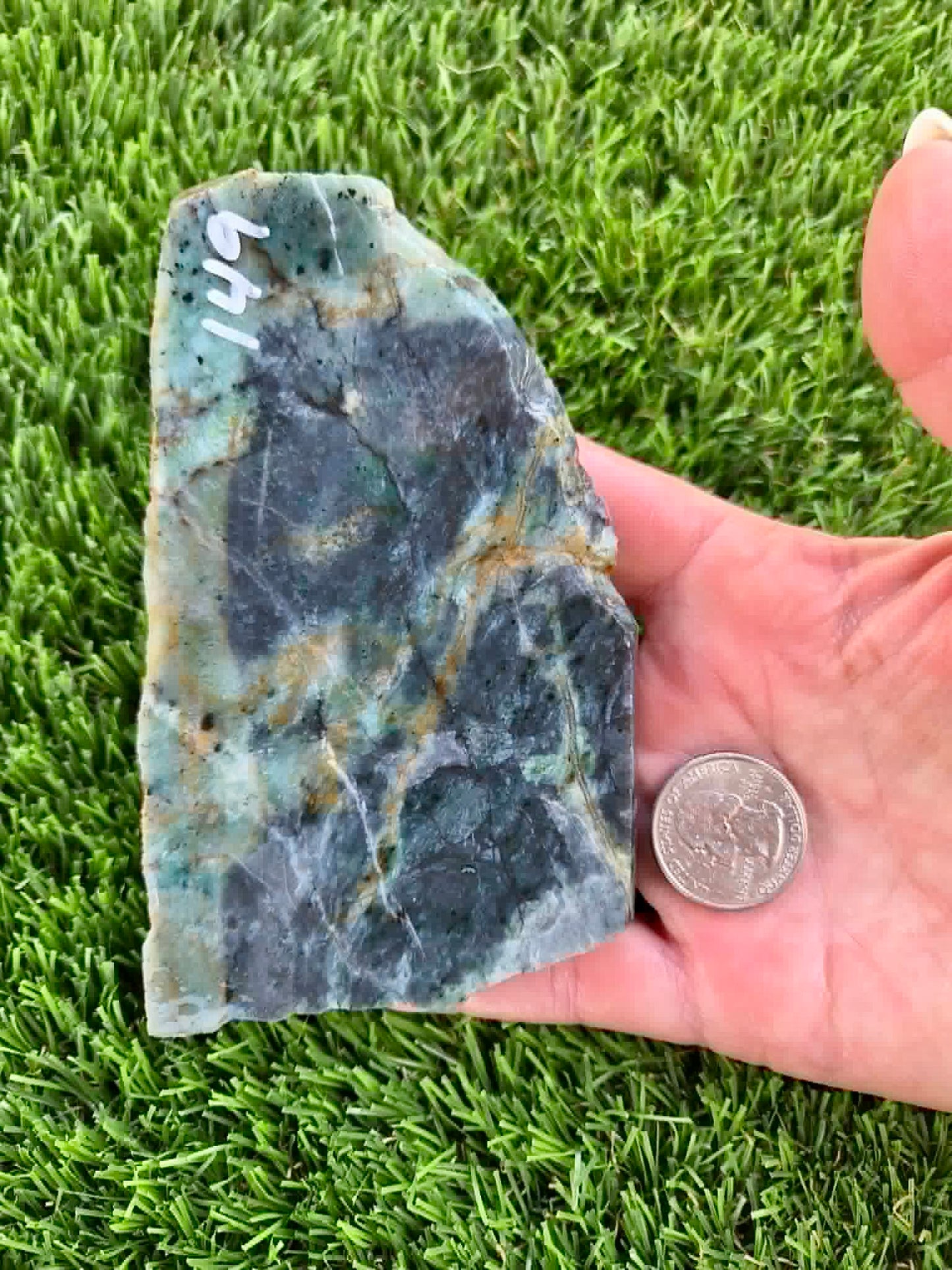 Ocean Mist Jade Slab 147-150