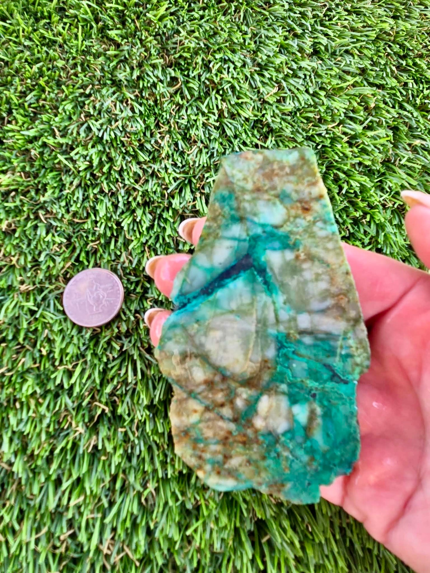 Globe Chrysocolla Slabs B79-84
