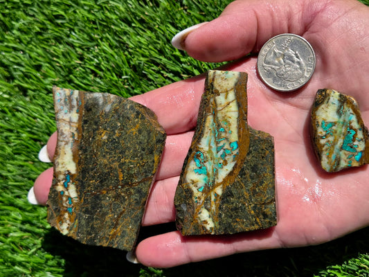 Globe Chrysocolla Slab Bundle-SB46