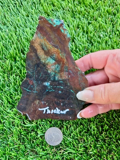Copper & Malachite Matrix Slabs F302-308