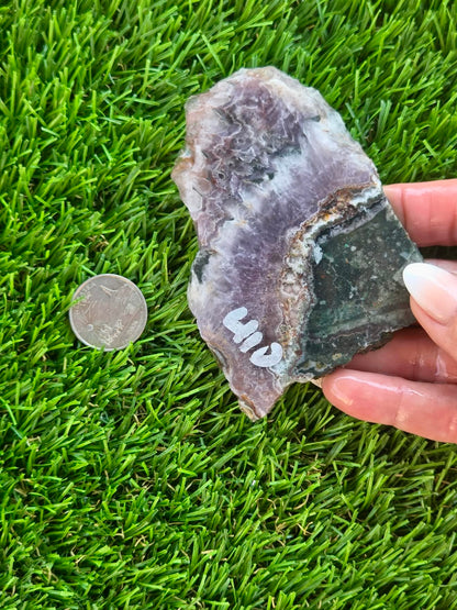 Banded Amethyst & Agate Slabs H409-414