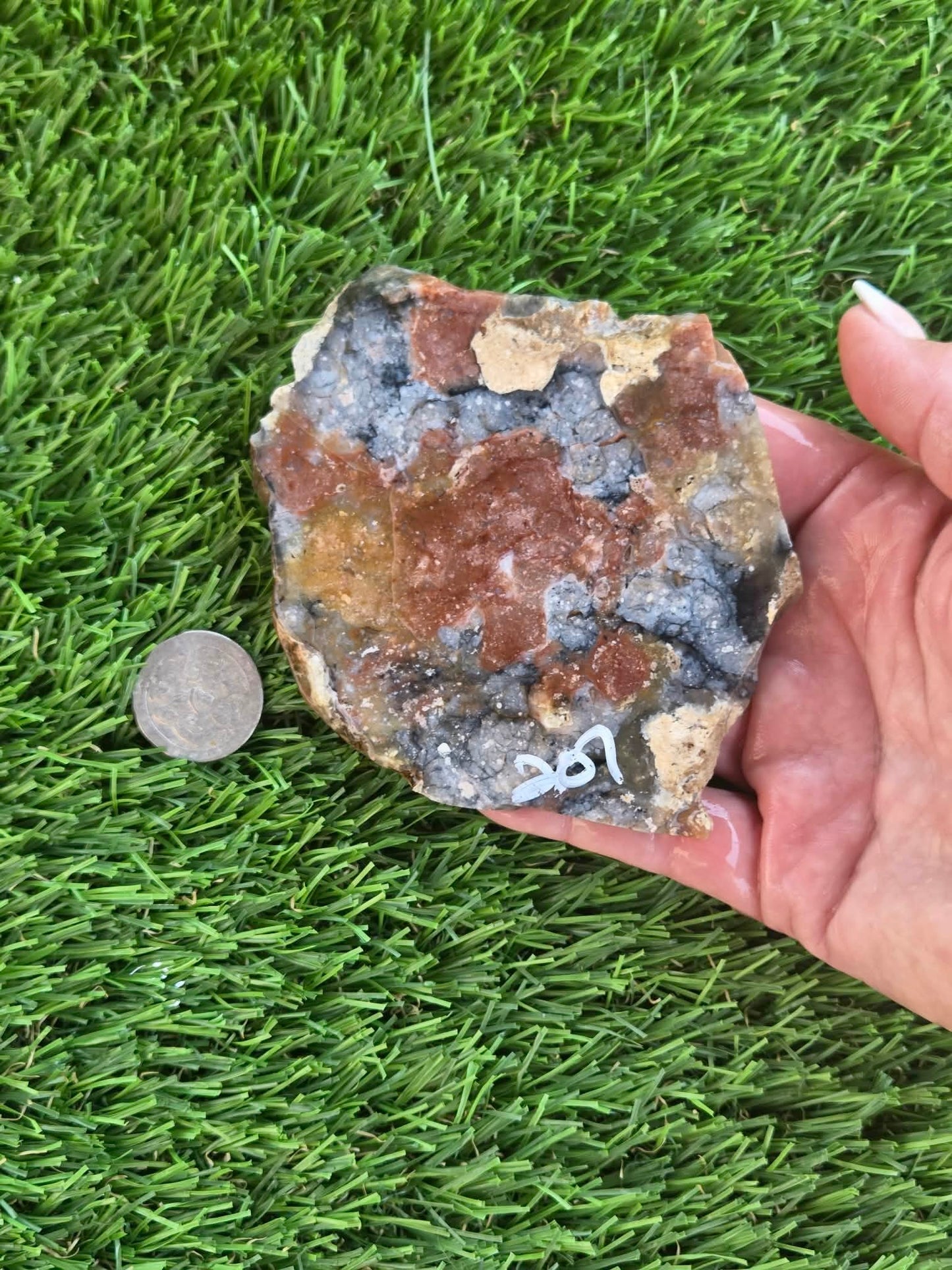 Indonesian Red Marcasite Slabs I459-462