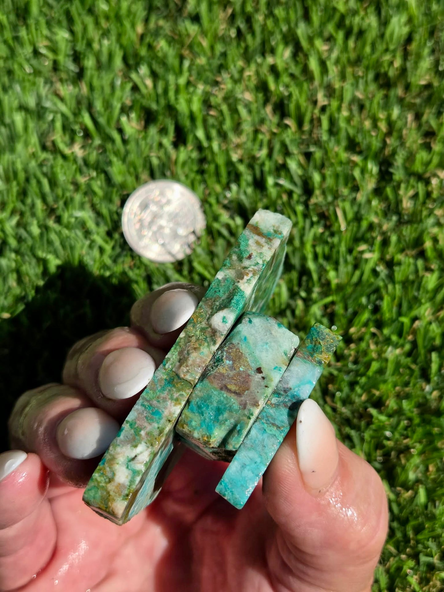 Globe Chrysocolla Slab Bundle-SB40