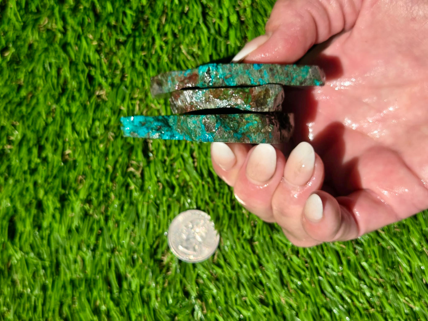 Globe Chrysocolla Slab Bundle-SB92
