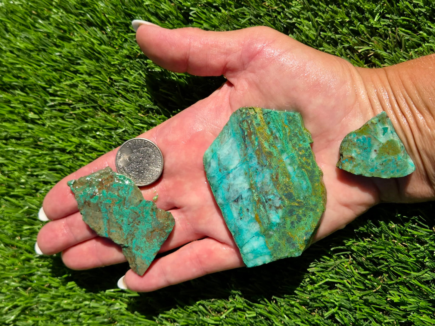 Globe Chrysocolla Slab Bundle-SB38