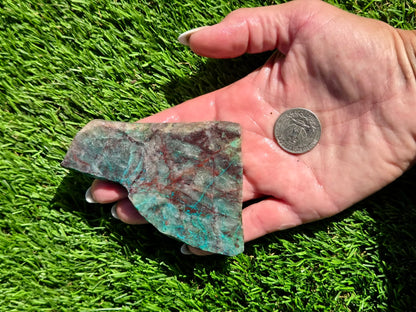 Globe Chrysocolla, Malachite & Quartz Slab Bundle SB 159