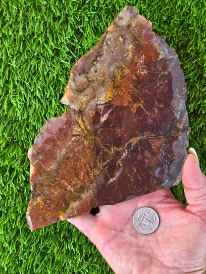 Brecciated Red Jasper Slabs Q820–823