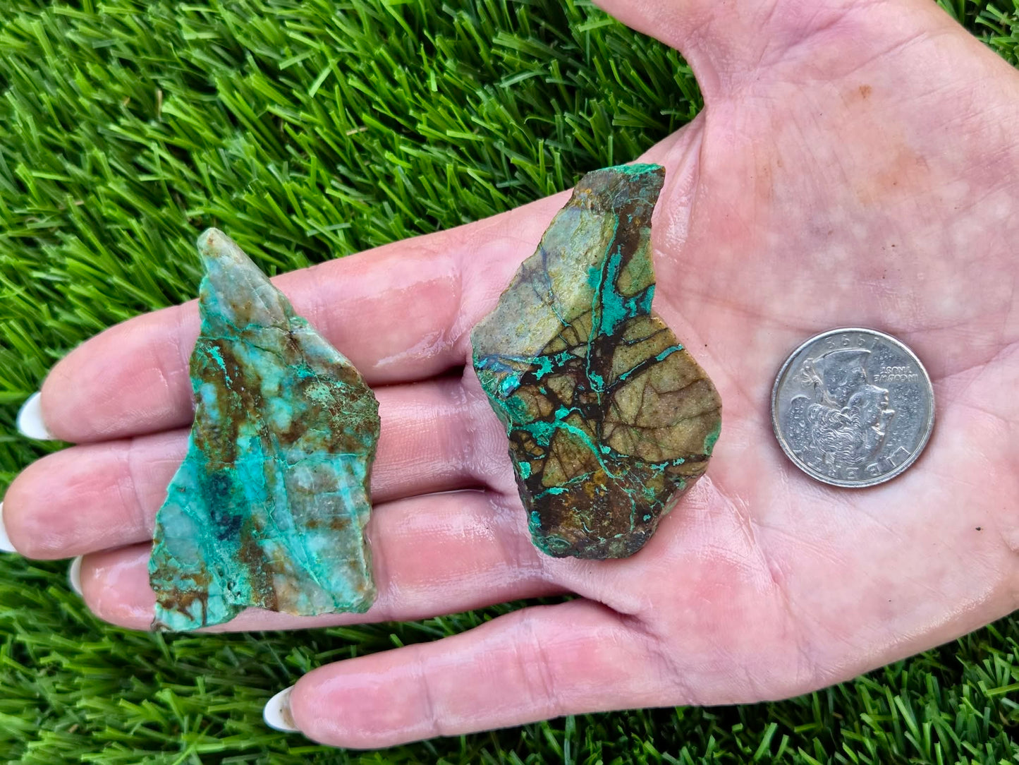 Globe Chrysocolla Slab Bundle-SB56
