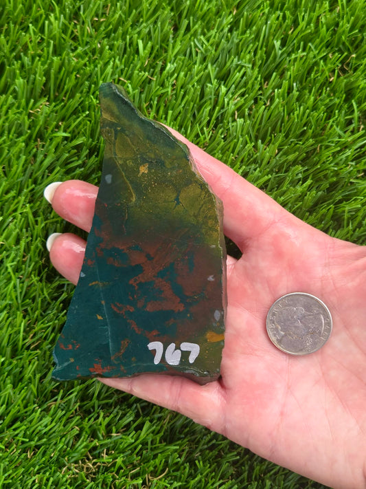 Indonesian Bloodstone Jasper Slabs P767–772