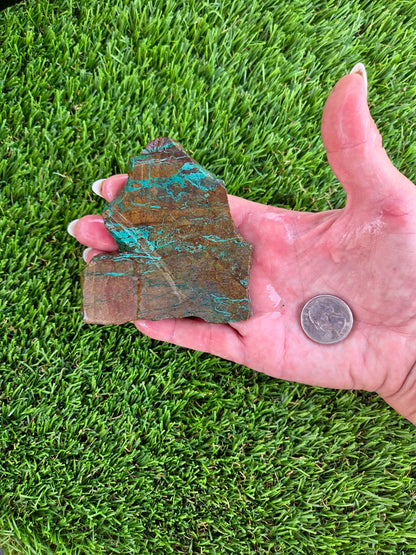 Globe Chrysocolla & Malachite Slabs R859–863