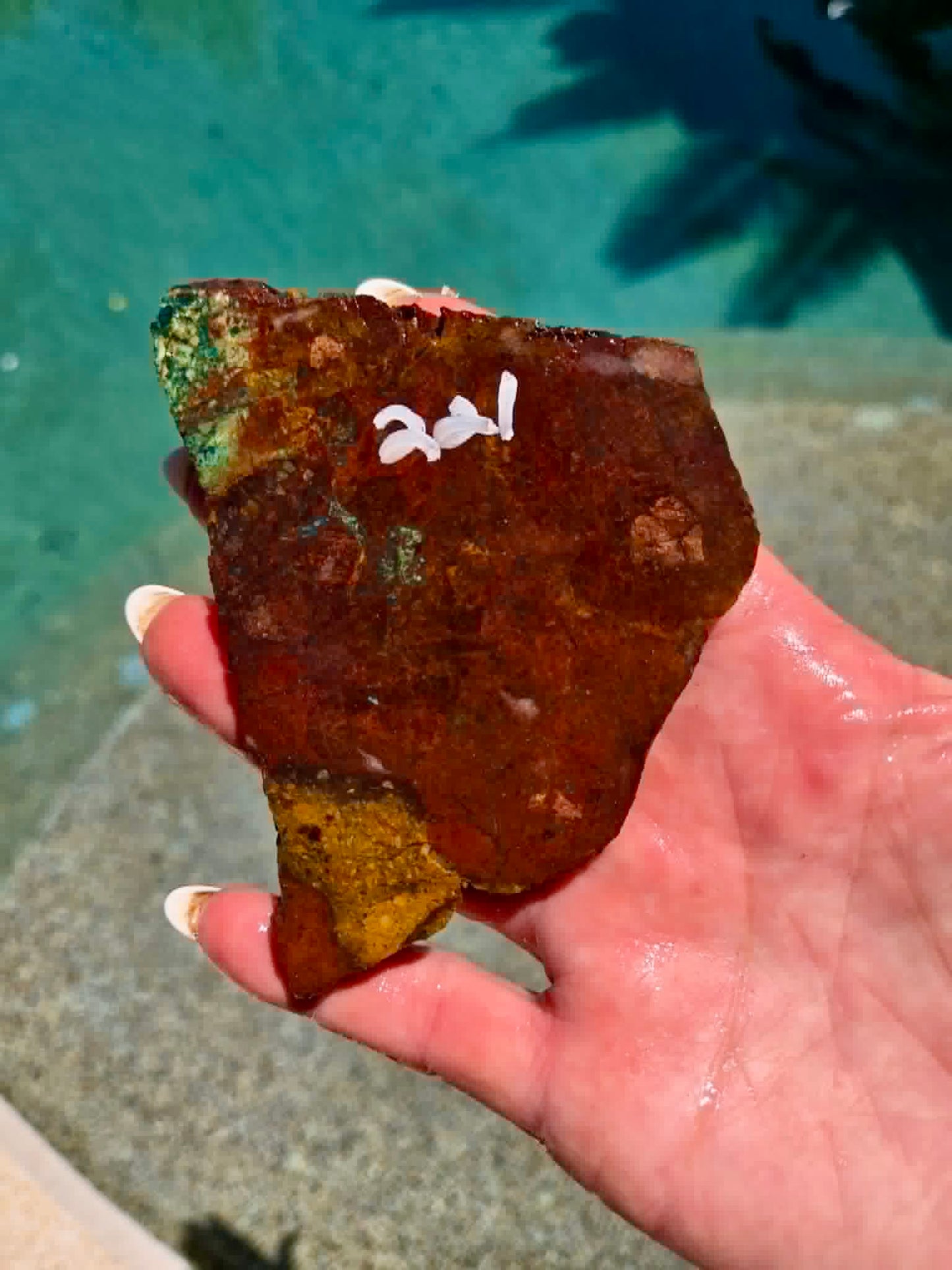 Planet Mine Chrysocolla Slab 220-223