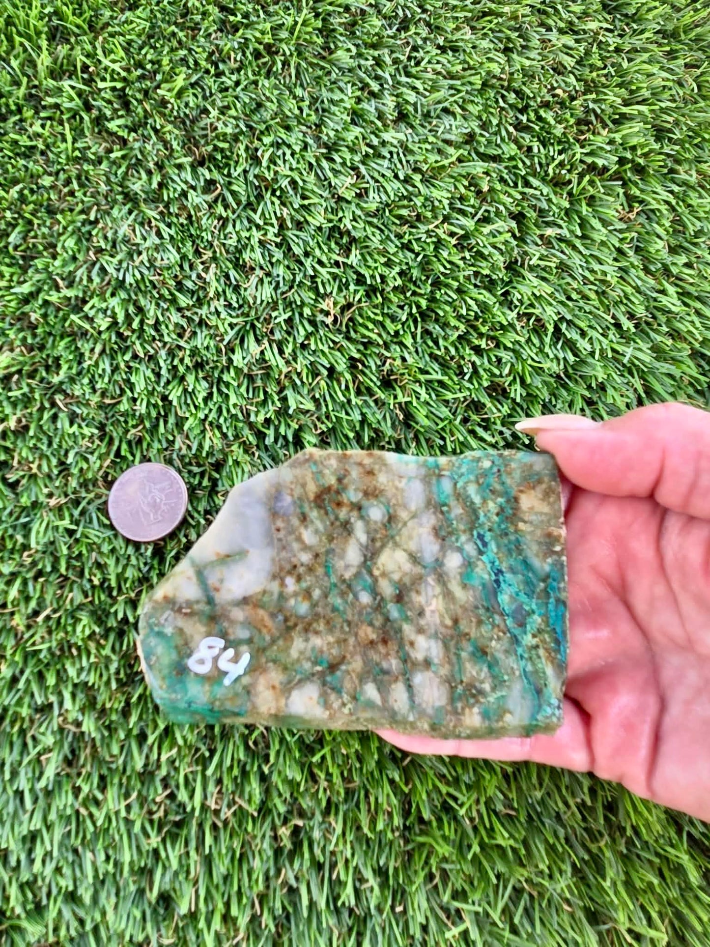 Globe Chrysocolla Slabs B79-84