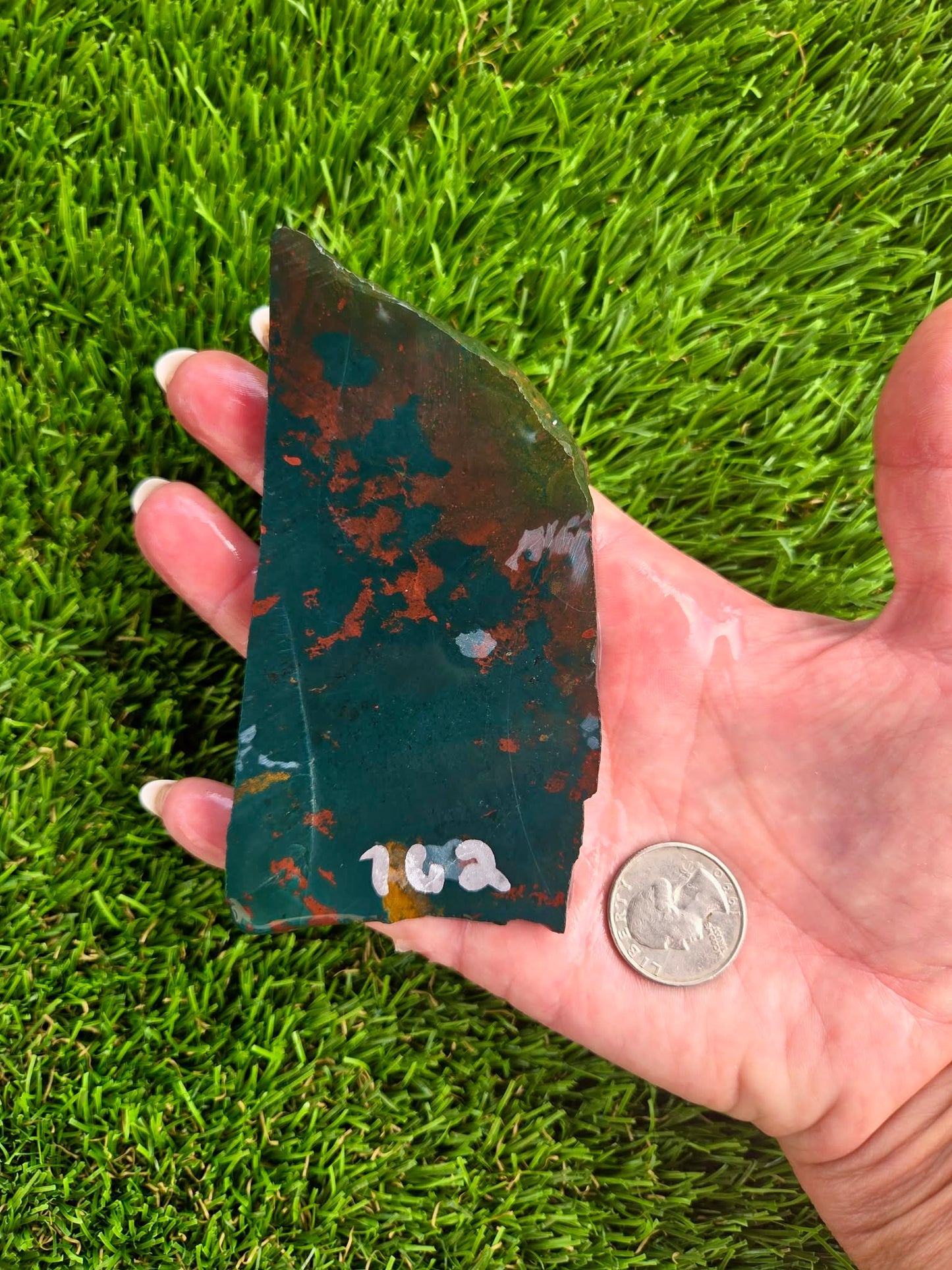Indonesian Bloodstone Jasper Slabs O762-766