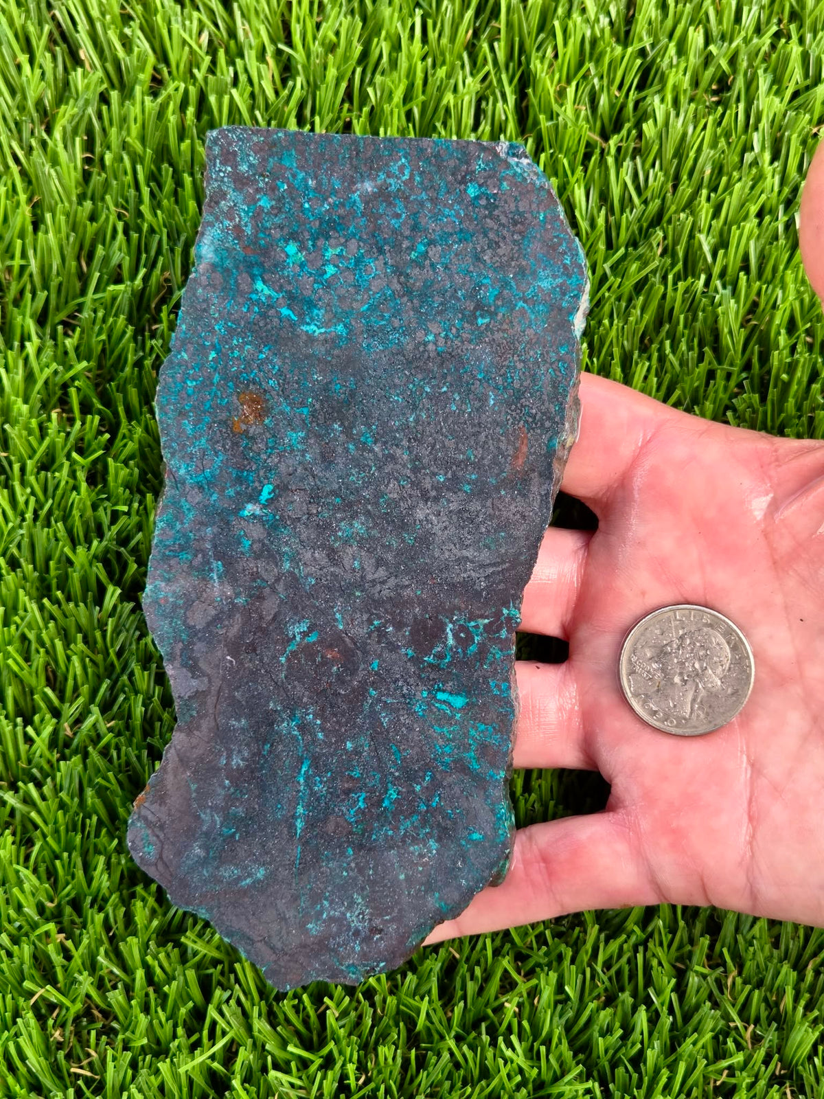 Galena Chrysocolla & Malachite Slabs V980–984