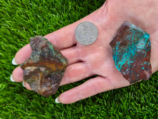 Globe Chrysocolla Slab Bundle-SB22
