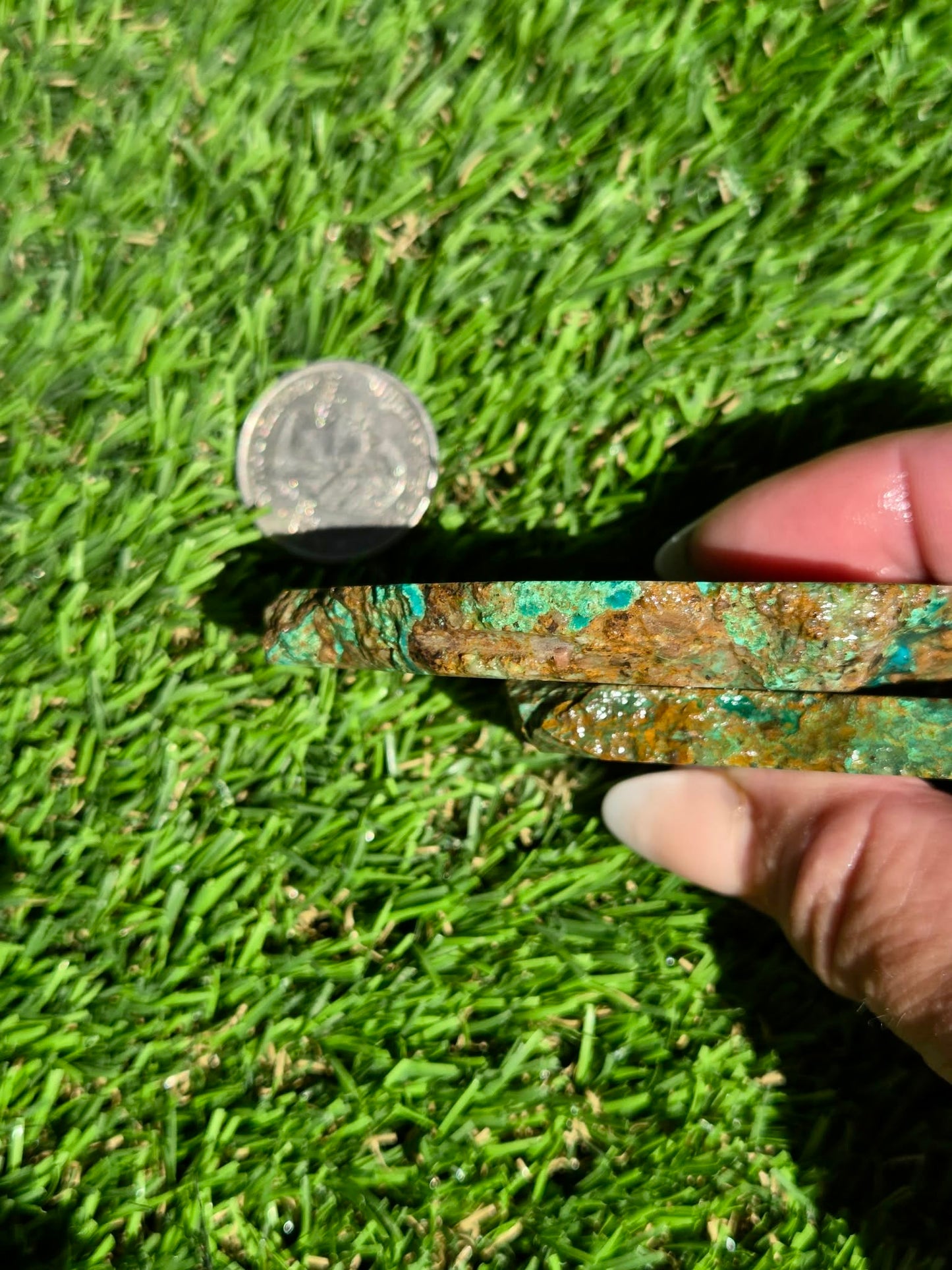 Dominican Mine Chrysocolla & Hematite Slab Bundle SB123