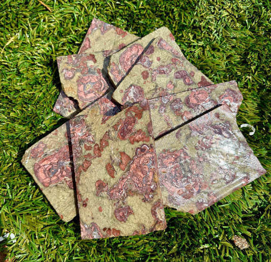 Green and Red Mushroom Rhyolite