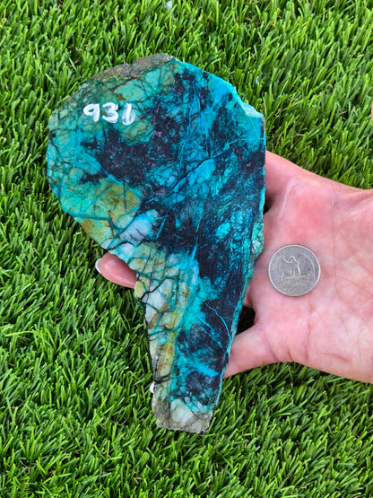 Inspiration Mine Chrysocolla & Cuprite Slabs T928–931