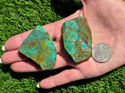 Globe Chrysocolla Slab Bundle-SB16