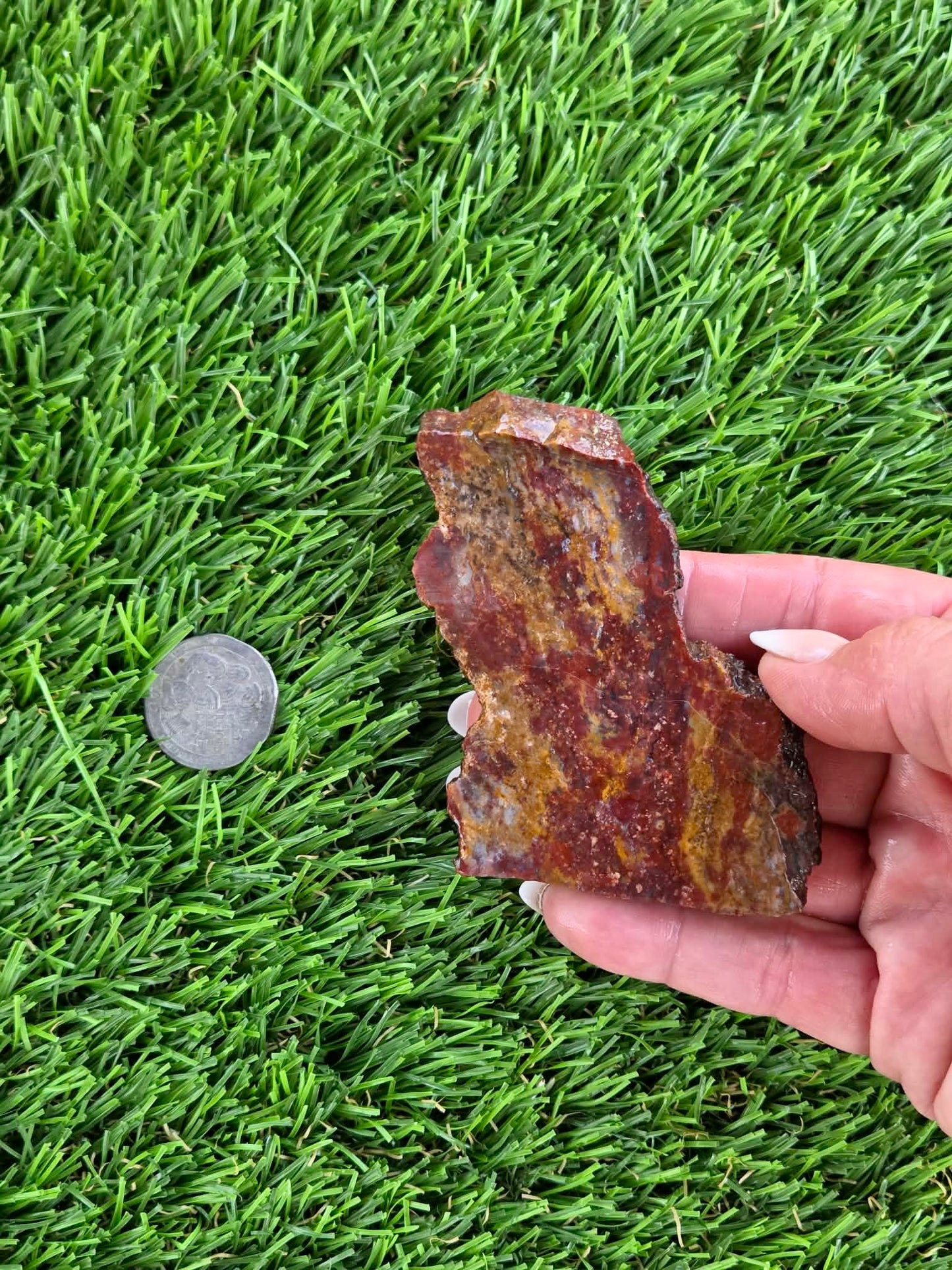Red & Mustard Jasper Slabs N652-657