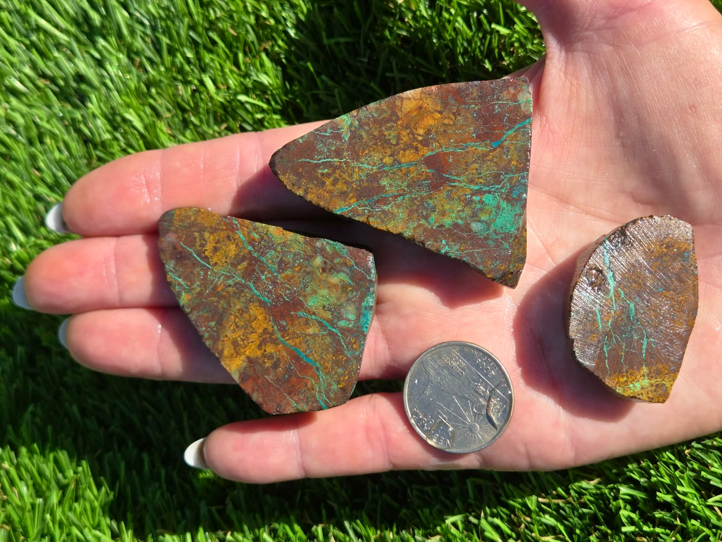 Chrysocolla Slab Bundle – Parker SB147