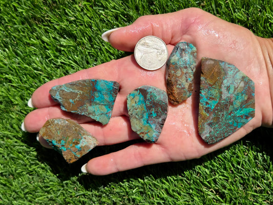Shattuckite Slab Bundle – Hungrybird Mine SB8