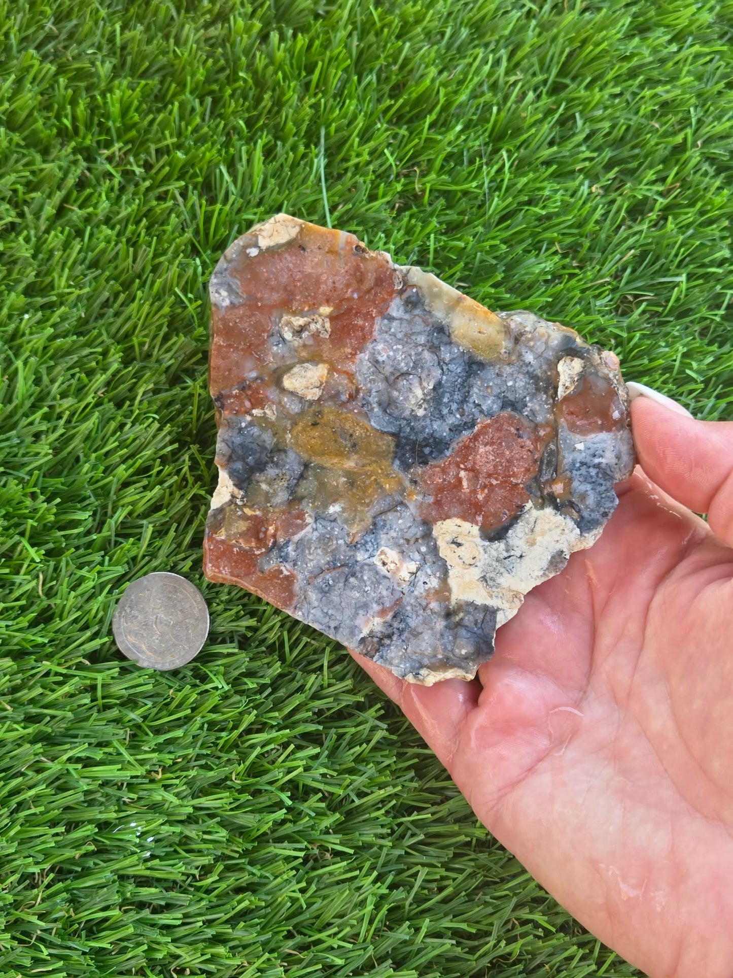 Indonesian Red Marcasite Slabs I459-462