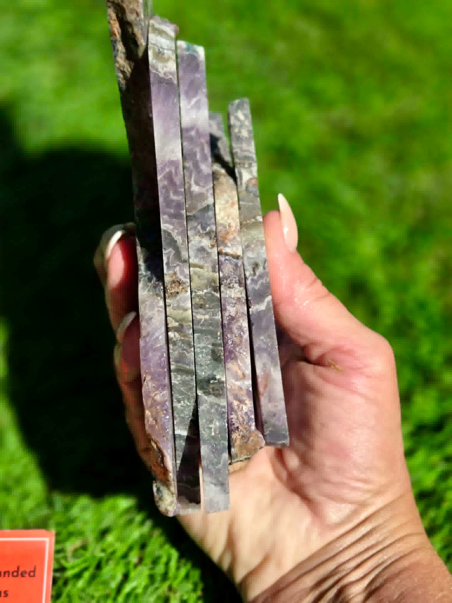 Chevron Amethyst Slabs H391-395