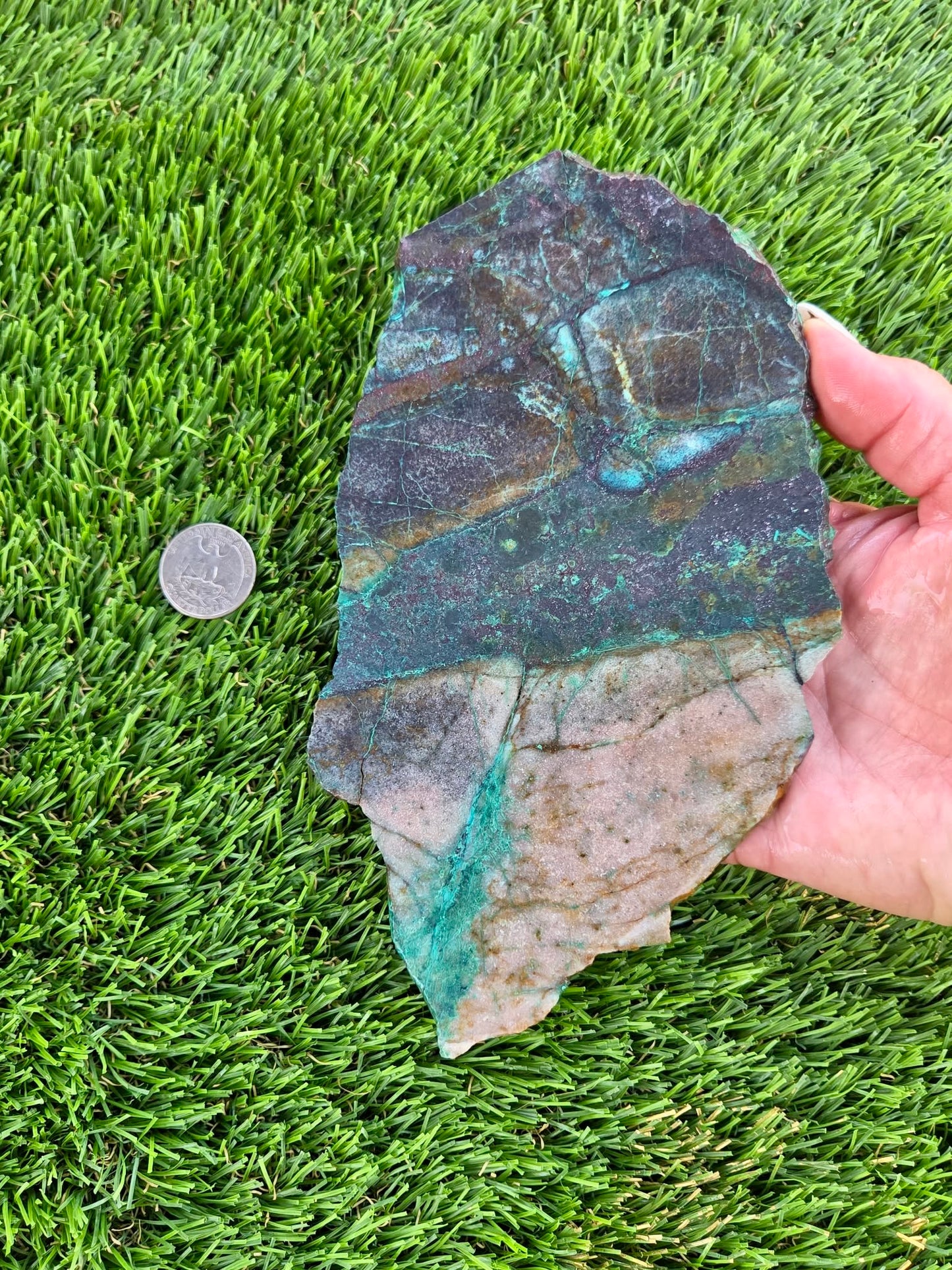 Copper & Malachite Matrix Slabs F302-308