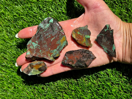 Globe Chrysocolla Slab Bundle-SB4